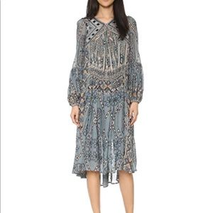 Free people Pink City embroidered dress